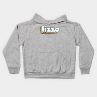 Lizzo - Retro Rainbow Letters Kids Hoodie